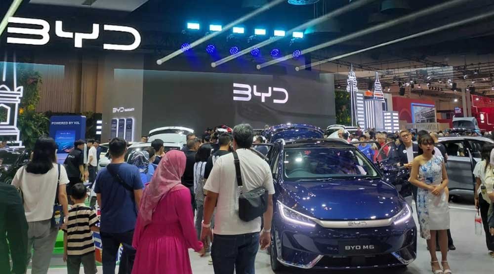 BYD Masuk 10 Besar Mobil Terlaris Agustus 2024